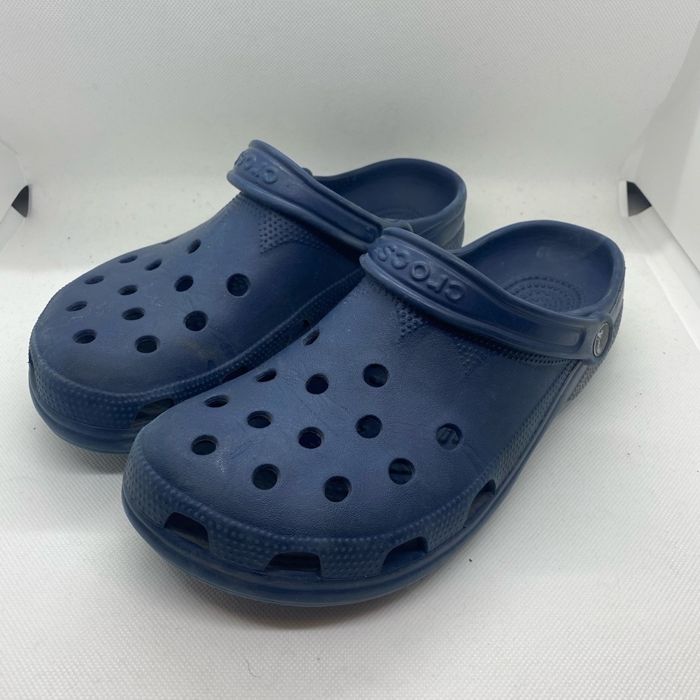 Navy blue Crocs
